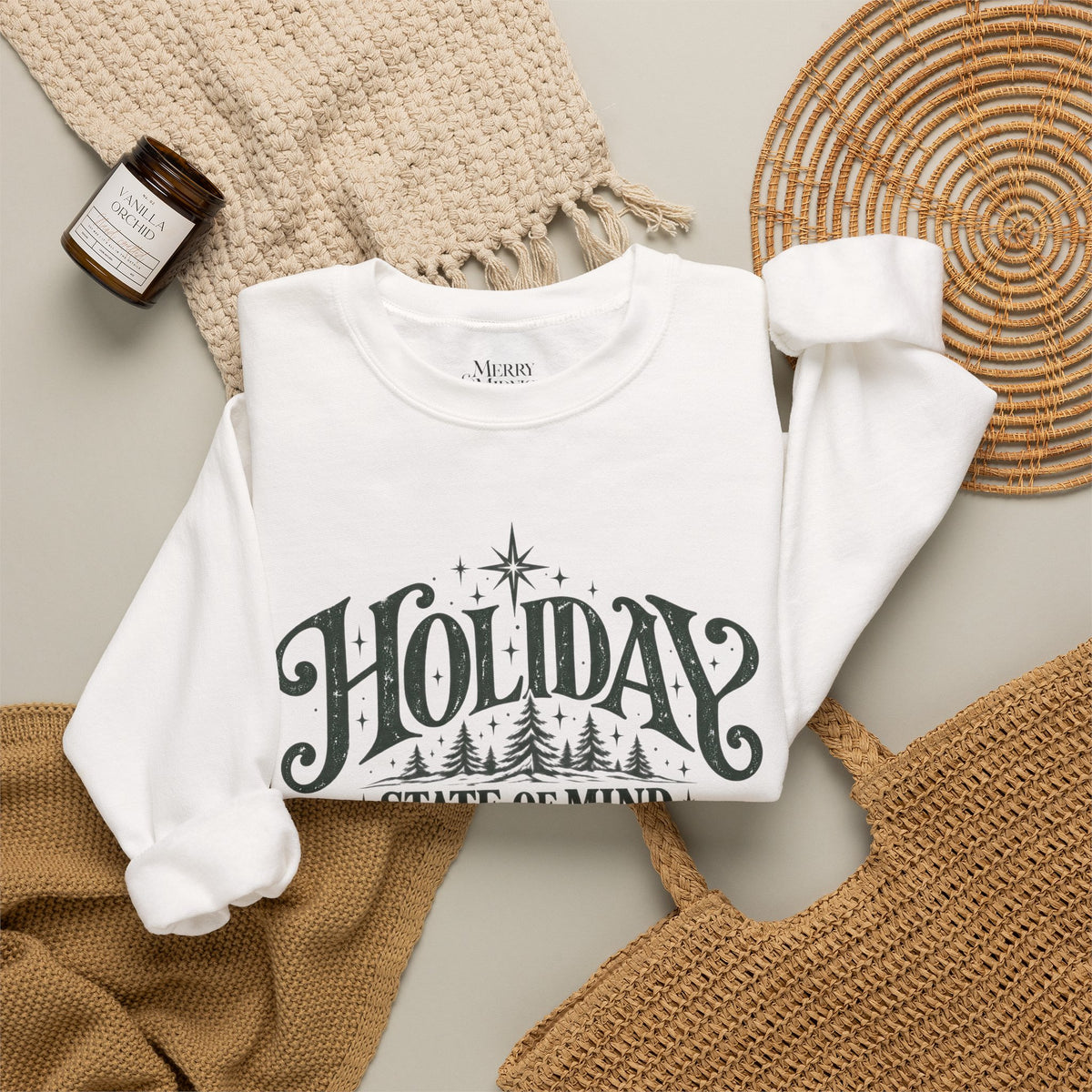 Holiday State of Mind Christmas Sweatshirt