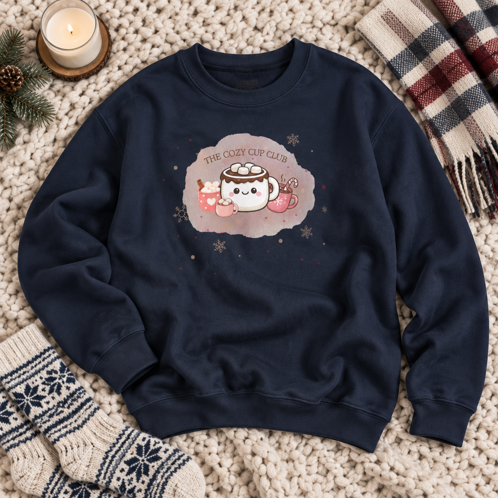The Cozy Cup Club Holiday Sweatshirt