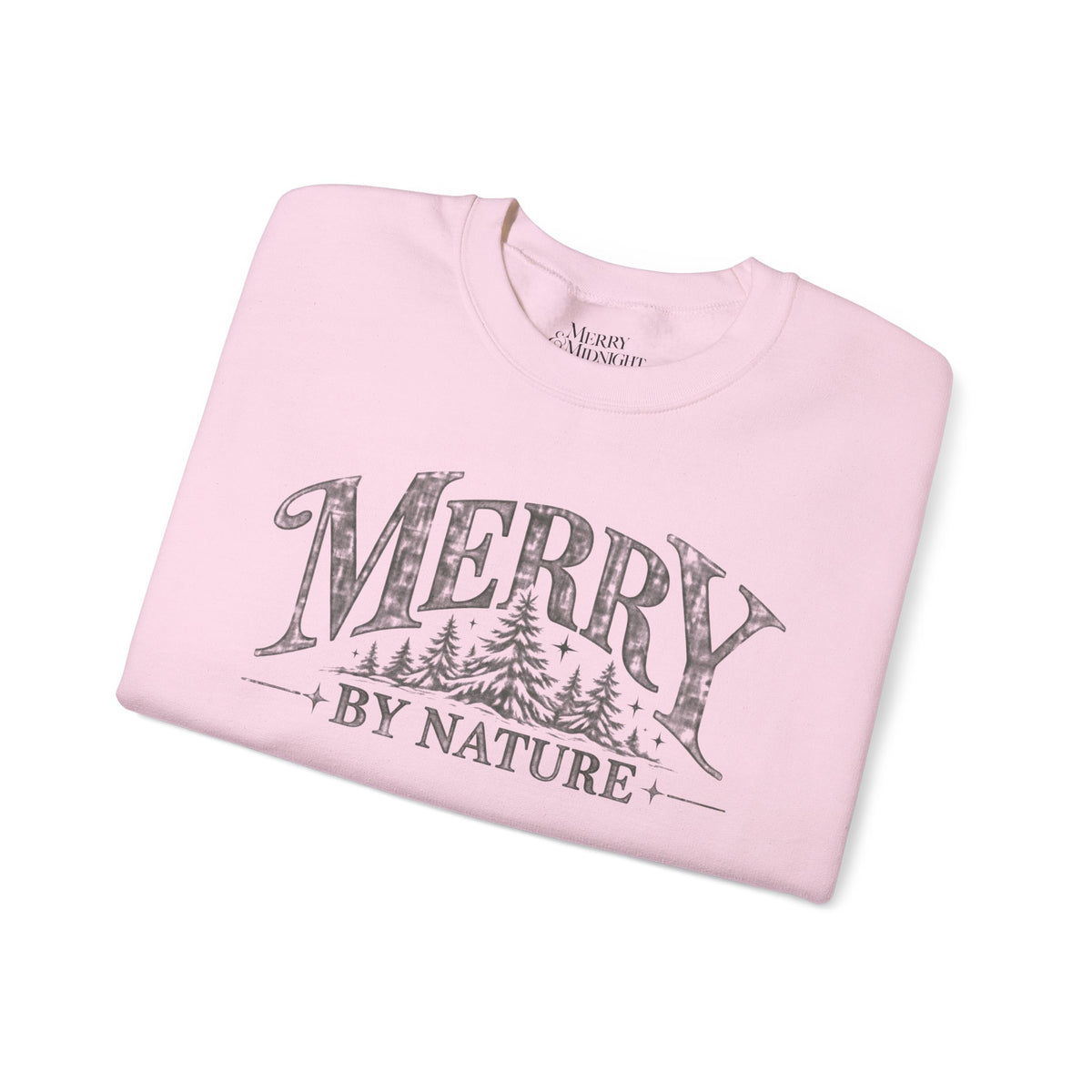 Merry by Nature Christmas Crewneck Sweatshirt