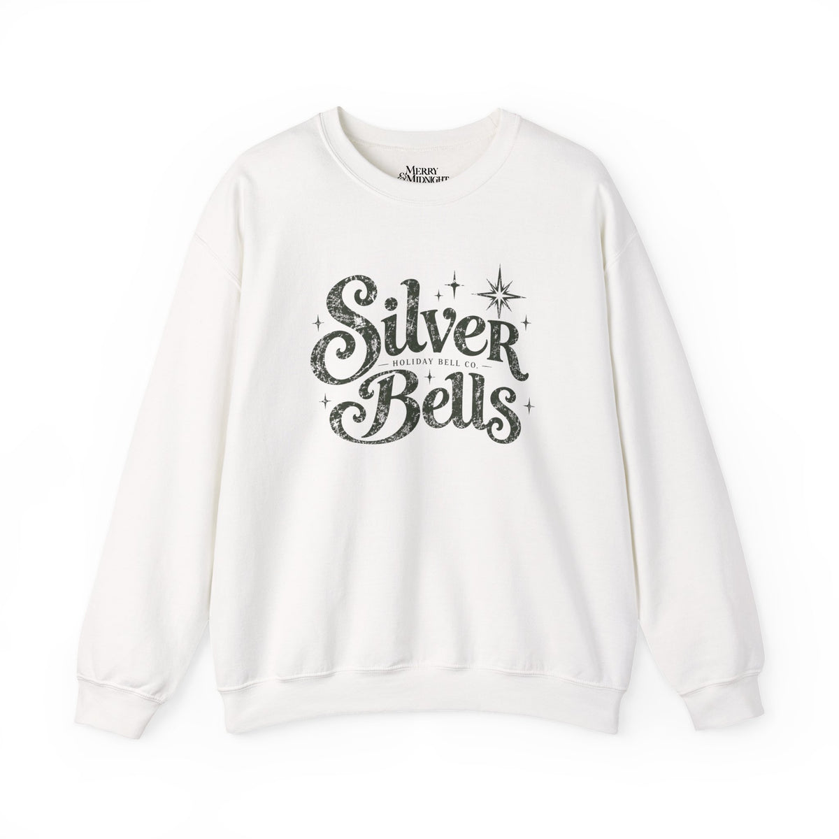 Silver Bells Christmas Crewneck Sweatshirt