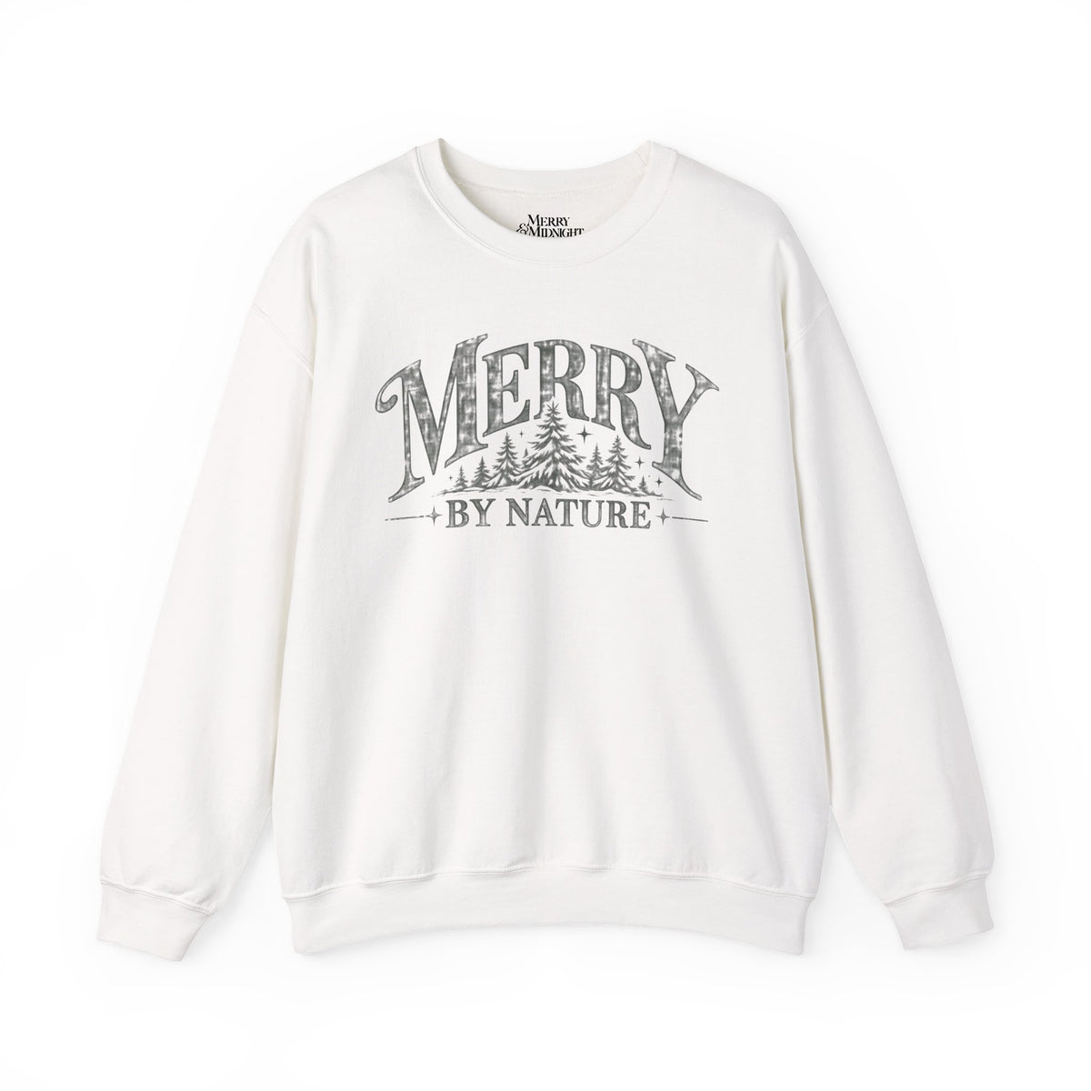 Merry by Nature Christmas Crewneck Sweatshirt