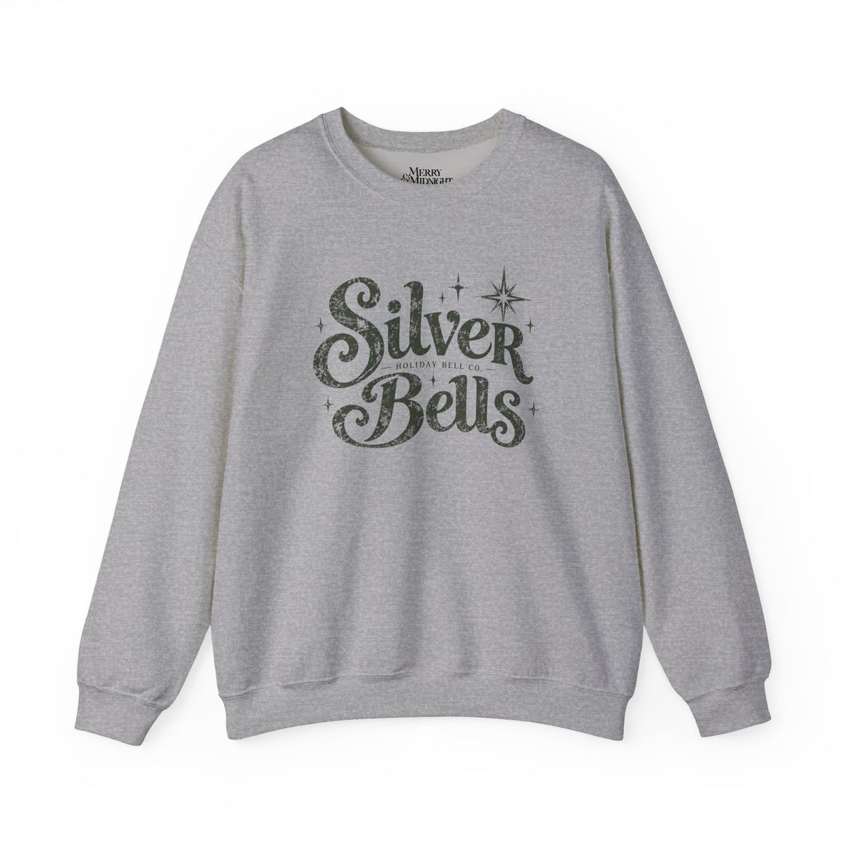 Silver Bells Christmas Crewneck Sweatshirt