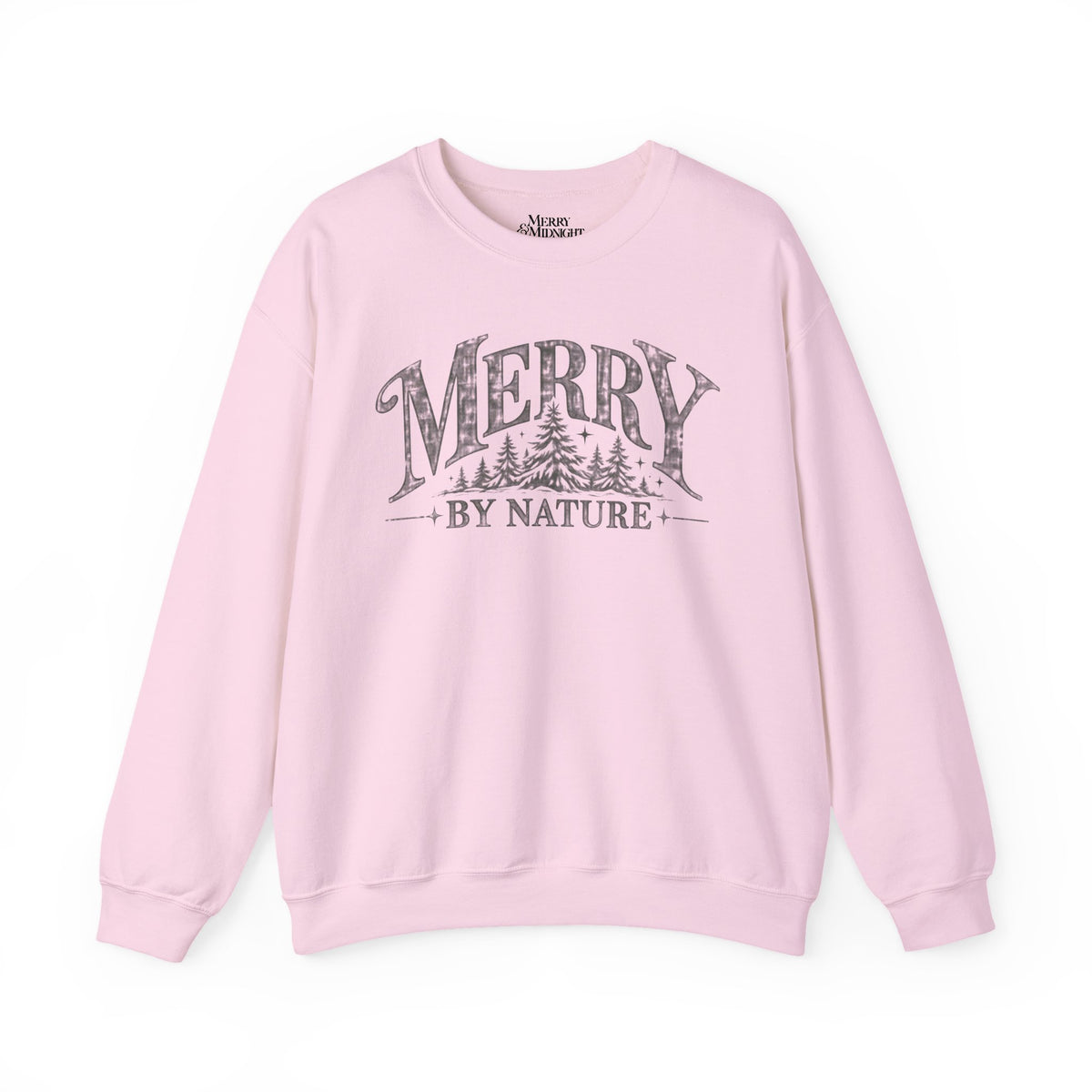 Merry by Nature Christmas Crewneck Sweatshirt