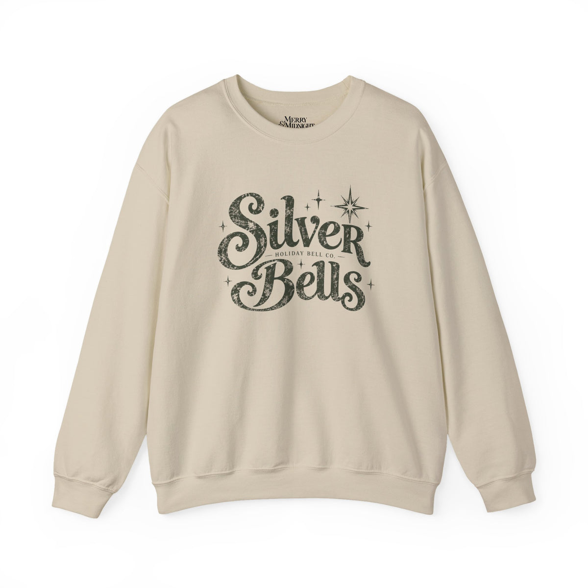 Silver Bells Christmas Crewneck Sweatshirt
